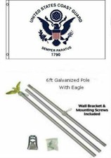 Kit asta zincata bandiera