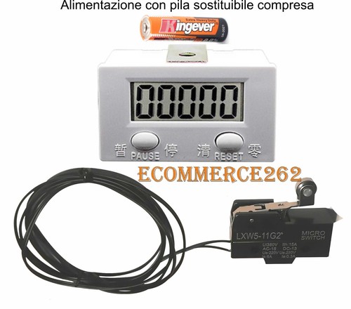 Contatore microinterruttore - contatore, +
