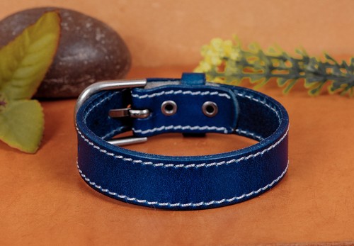 Bracciale vintage pelle - bracciale,