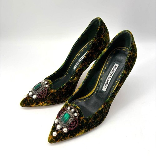 Decolte manolo blahnik velluto - decolte,