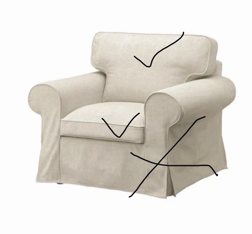 Ikea ektorp copripoltrona solo - ektorp,