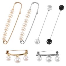 6 Pezzi Maglione Scialle Clip Abiti Finti Cardigan Collo Spilla Clip4790