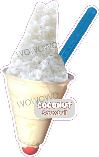 Adesivo furgone gelato palla - , a