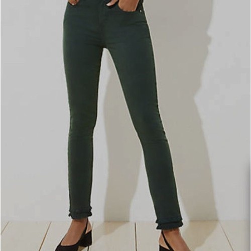 Pantalone skinny verde
