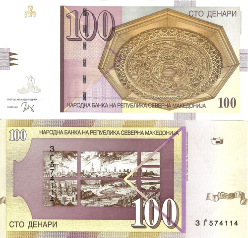 Macedonia del nord 100 denari - del,