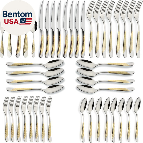Set posate acciaio inox - posate,