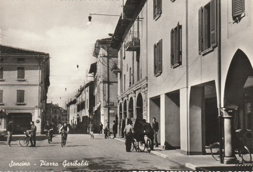Soncino cartolina - (cremona),