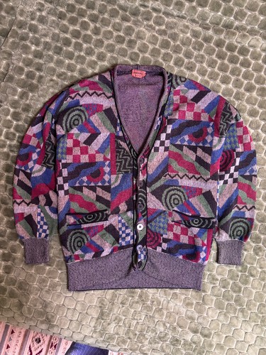 Maglione cardigan uomo vintage