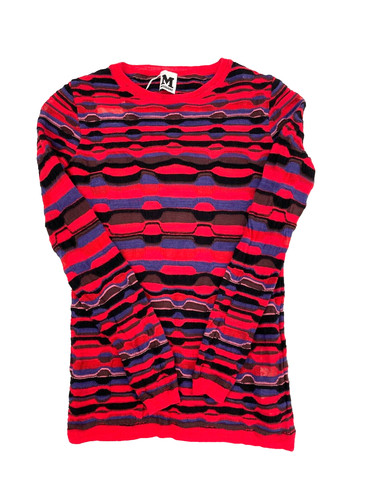 Top all uncinetto missoni rosa - top,