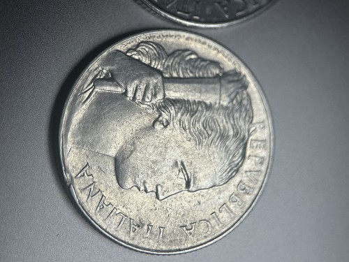 Monete lire uva - monete, 5