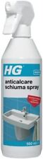 Hg ANTICALCARE SCHIUMA SPRAY - Rimuove Macchie da Rubinetti, Vasche 500ml