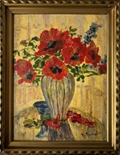 Quadro a Olio Natura Morta Con