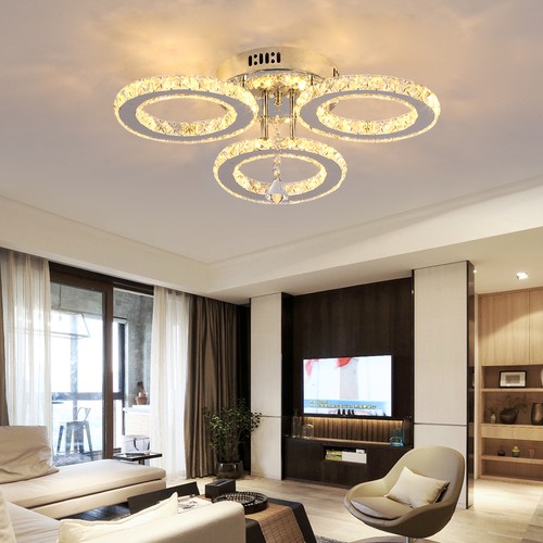 Lampadario led cristallo - lampadario, 3