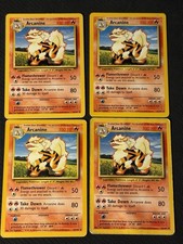 4 x Arcanine 23/102 Pokemon