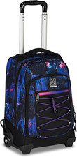 Trolley Scuola Dr.Trolley #BDBF PURPLE BLUSH, Viola, Zaino Doppio Scomparto, Spa