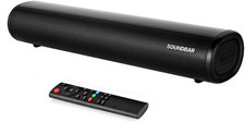 Soundbar Tv,Mini Soundbar Bluetooth per TV Con Subwoofer Wireless,Mini Casse per