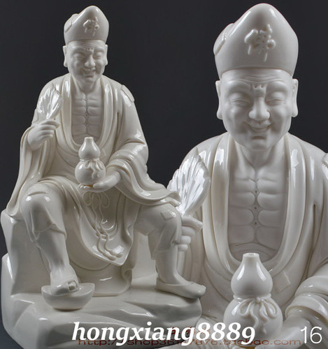 Statua zucca buddha jigong - zucca,