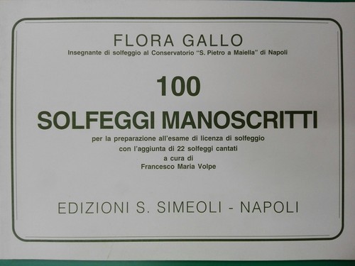 Flora gallo 100 solfeggi - flora,