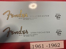 Fender 62 stratocaster - '61, '62