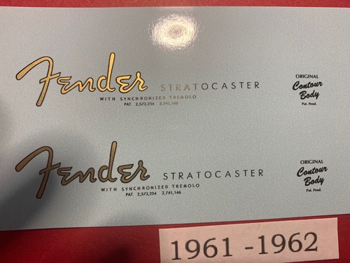 Fender 62 stratocaster - to,
