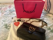 New Black Leather Bag By PINKO