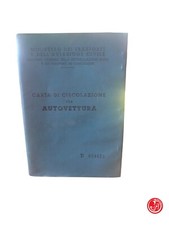 CARTA DI CIRCOLAZIONE LANCIA 818