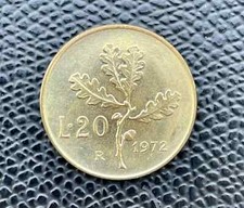 Moneta 20 lire del 1972 in