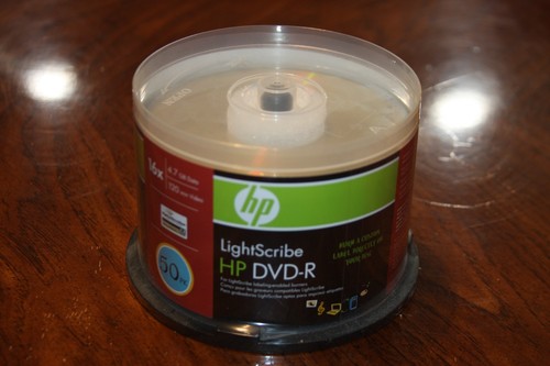Lightscribe dvd r - hp, dvd-r