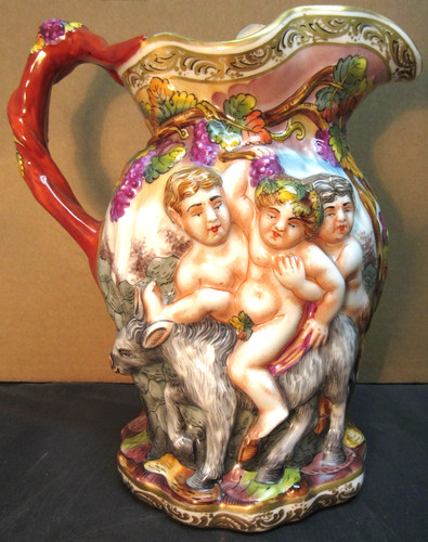 Capodimonte brocca antica con - antica,