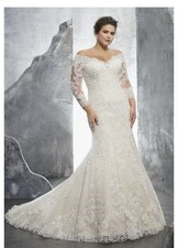 Mori Lee Ivory Wedding Dress