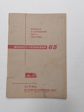 Manuale uso e manutenzione trattore Massey-Ferguson 65 originale