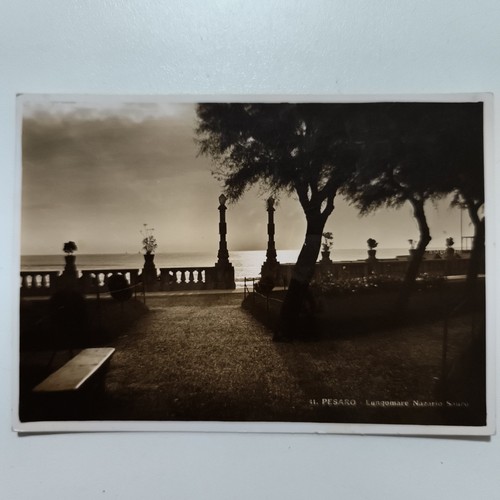 Pesaro nazario sauro cartolina - pesaro,