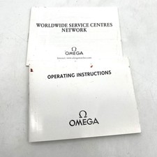 Libretto Istruzioni per orologio Omega Cal. 1424 / 1438 / 1538 vintage
