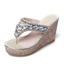 Tacchi alti zeppa estate donna