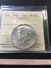 1965   USA, ¢50 Cent, Kennedy
