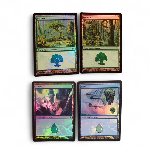 Lotto terre base foil mtg - 4,