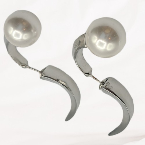 Orecchini perno argento - in,