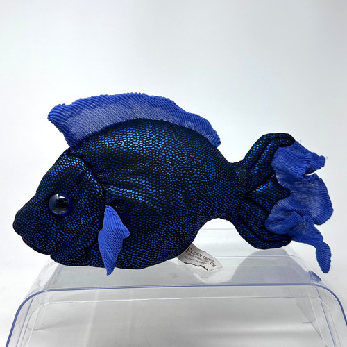 Peluche pupazzo mano pesce blu