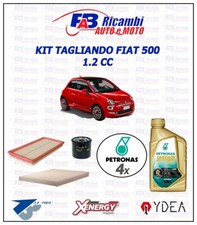 KIT TAGLIANDO FIAT 500 1.2 FILTRI ARIA, OLIO, ABITACOLO + 4 LITRI SYNTIUM 5W40