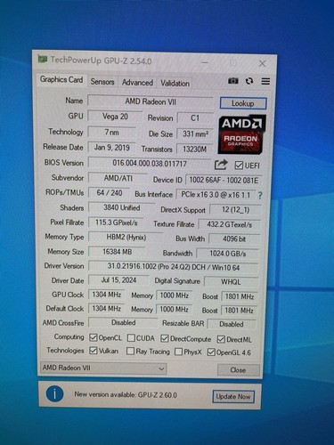 Amd vega20 radeon vii - vega20,