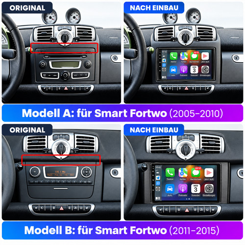 Autoradio carplay per smart - autoradio,