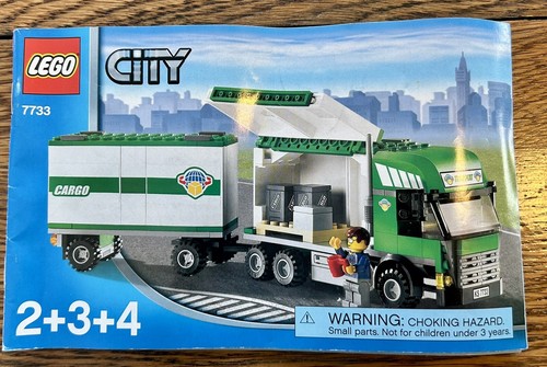 Lego city 7733 camion cargo - camion,