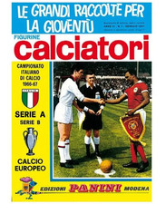 FANTASTICO SET COMPLETO FIGURINE CALCIATORI PANINI 1966-67 DA RECUPERO NO ALBUM