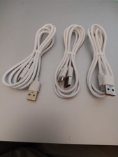 Set x3 Cavo Caricabatteria rapida USB Type-C 6A dati carica veloce cellulare x3