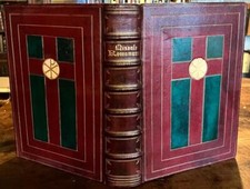 1929 MISSALE ROMANUM Large Catholic Book Bound By CHARLES BEYAERT Illustrated
