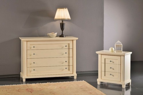 Comodino legno colore - in,