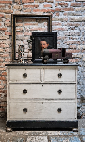 Antico comò cassettiera - comò,