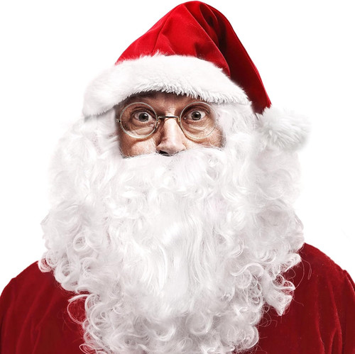 Babbo natale parrucca adulto - natale,