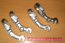 LAMBRETT A J50 J100 J125 125 4M. N.2  COPPIE LEVE PORTARUOTA DX SX