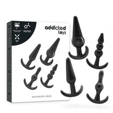 Set 4 Plug spine anali Black
